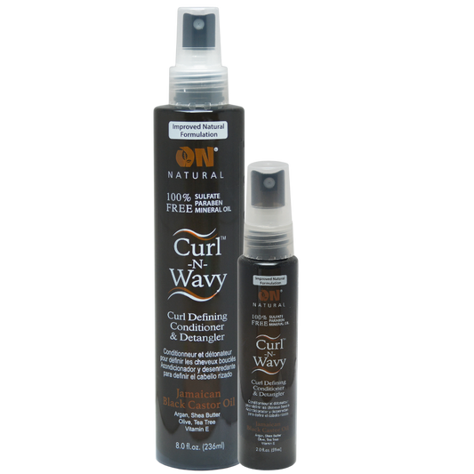 On Natural Curl-N-Wavy Curl Defining Conditioner & Detangler -JBCO