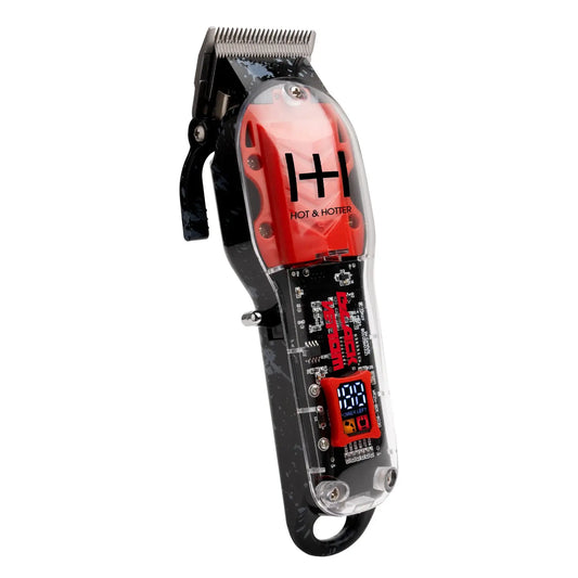 Hot & Hotter Pro Rechargeable Clippers Black Venom