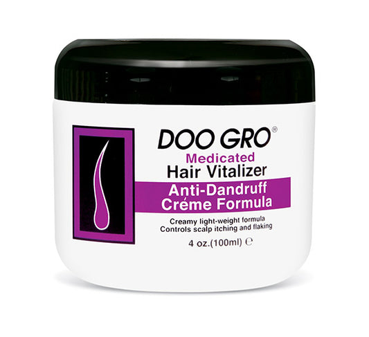 Doo Gro Medicated Hair Vitalizer Anti-Drandruff Creme 4oz