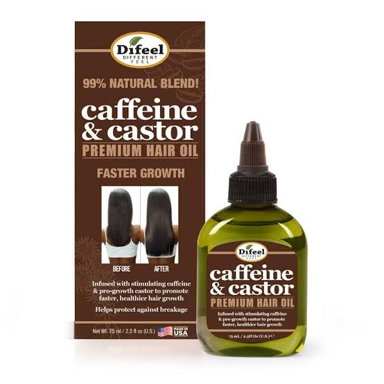 Difeel Caffeine and Castor oil