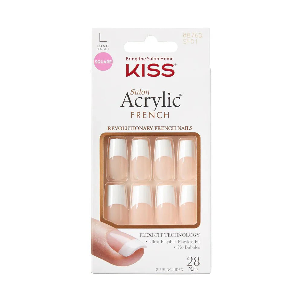 Kiss Salon Acrylic French Nail SF02