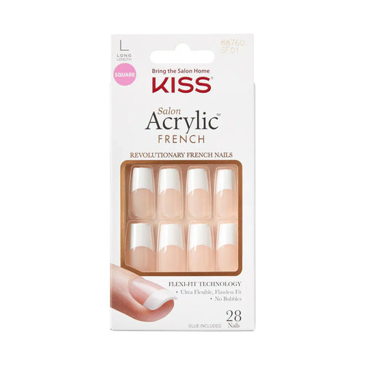 Kiss Salon Acrylic French Nail SF02