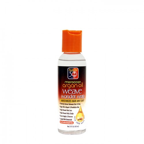 Salon Pro 30 Sec Argan Oil Weave Wonder Wrap -Clear 2oz