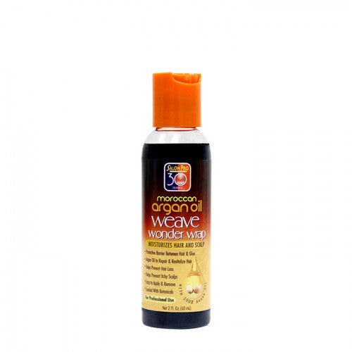 Salon Pro 30 Sec Argan Oil Weave Wonder Wrap -Black 2oz