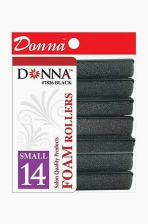 Donna Foam Rollers-Black