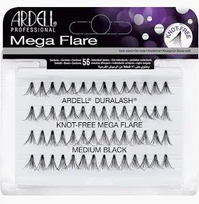 Ardell Duralash Knot-Free Mega Flare Individual Black Lashes