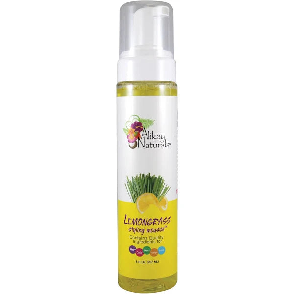 Alikay Naturals Lemongrass Styling Mousse 8oz