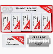 Dorco Stainless Double Edge Blade Razor Red
