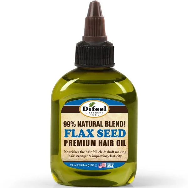 Difeel Premium Hair Oil -Flax Seed Oil 2.5oz