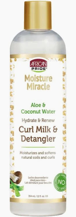 African Pride Moisture Miracle Curl Milk & Detangler