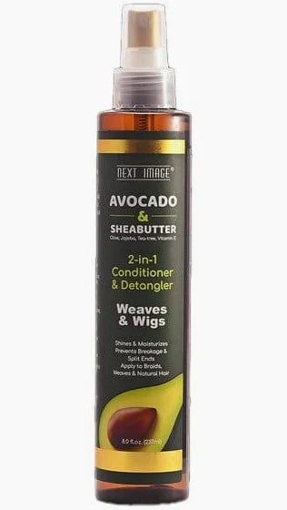 Next Image 2-in-1 Leave in Conditioner & Detangler -Avocado, Shea Butter 8oz