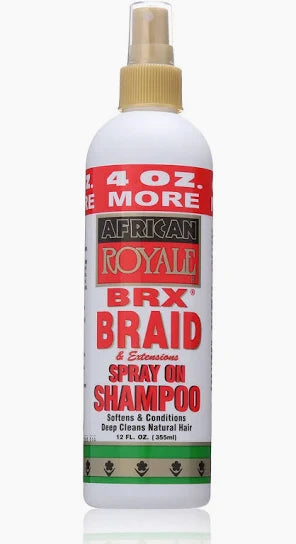 African Royale Braid & Extensions Spray On Shampoo-12 oz