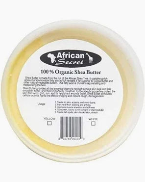 African Secret Organic Shea White 8 oz