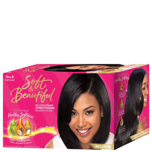 Soft & Beautiful No Lye Conditioning Relaxer Kit Regular