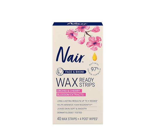 Nair Wax Ready-Strips For Face & Bikini