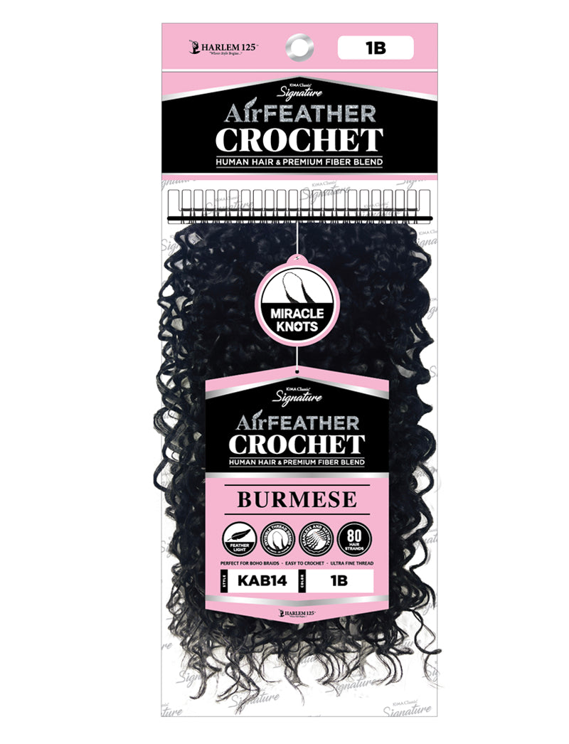Kima Air Feather Crochet 14" -Burmese