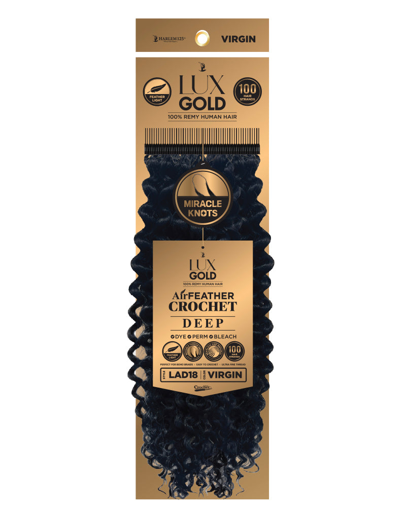 Lux Gold Air Feather Crochet -Deep