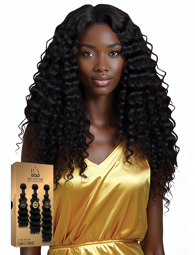 Kima Lux Gold Remy Mult Pack Deep Wave